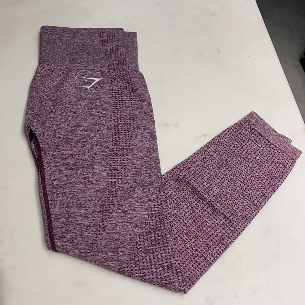 Gymshark purple vital seamless leggings size M
